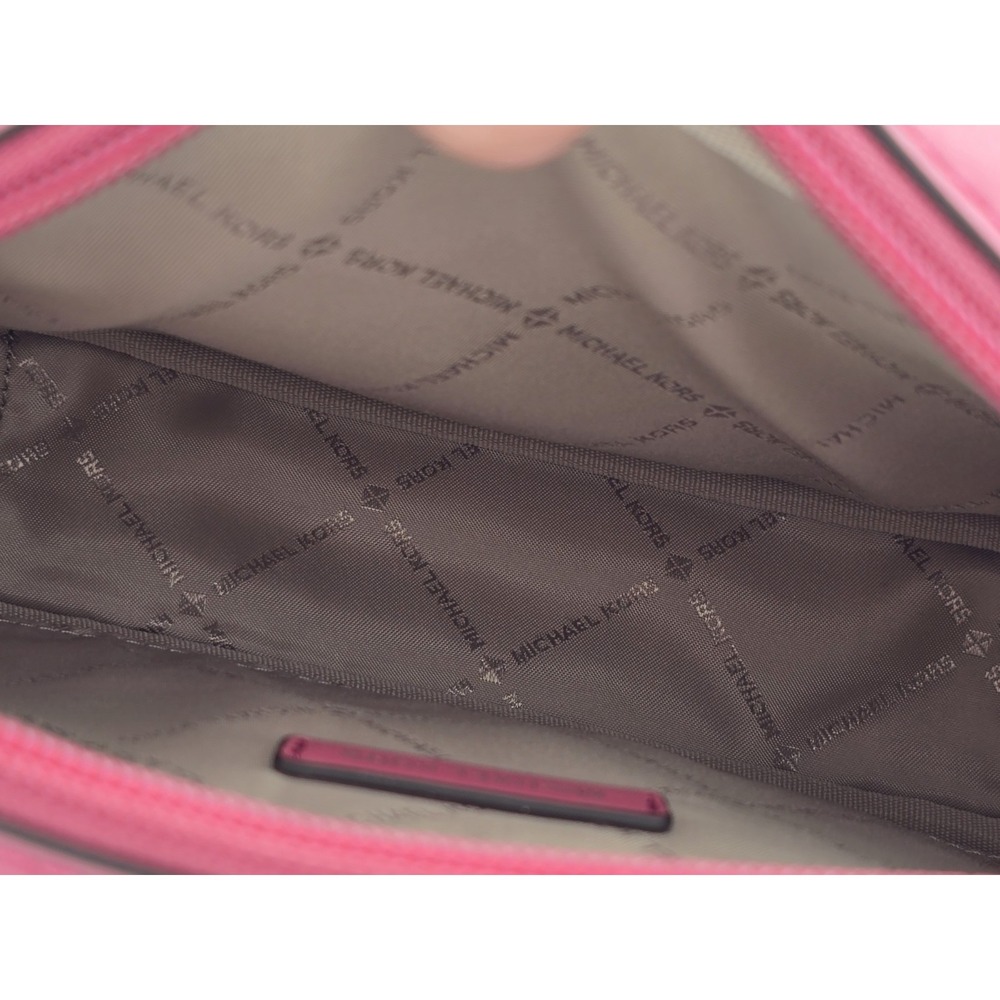 Michael Kors Maeve Large Signature Crossbody Bag - Rose Wild Berry - Excellent - Picture 8 of 15